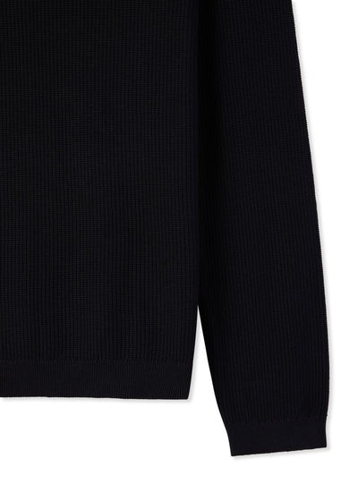Maglia girocollo a punto mosso