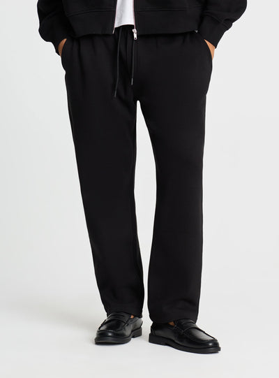Pantaloni tuta relaxed a tinta unita