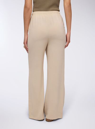 Pantaloni wide leg con coulisse
