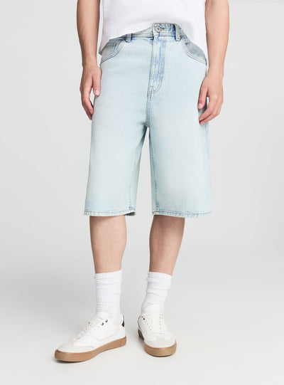 Bermuda baggy in denim