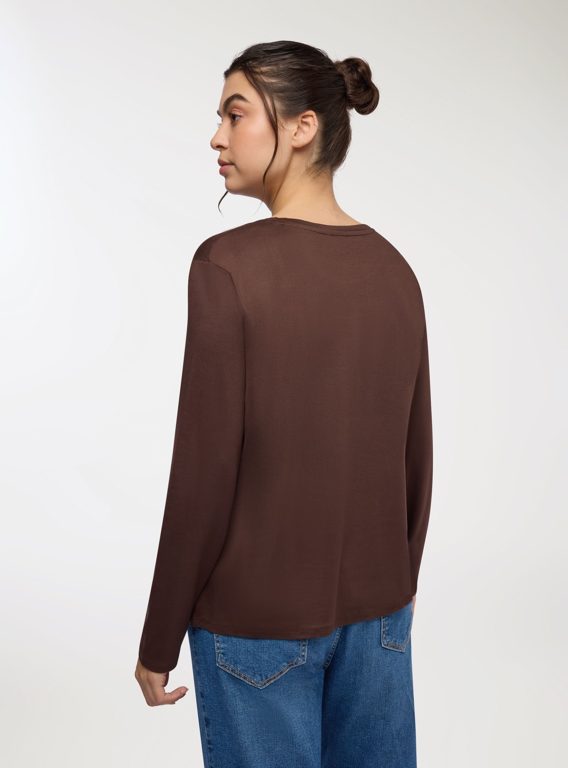 Levi's® Plus HAYES - Camiseta De Manga Larga - Brown/marrón