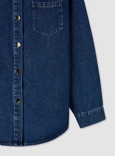 Jeanshemd mit Tasche