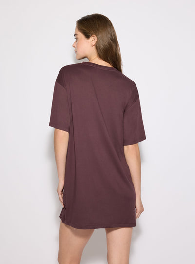 T-shirt pigiama con maxi stampa animaletti