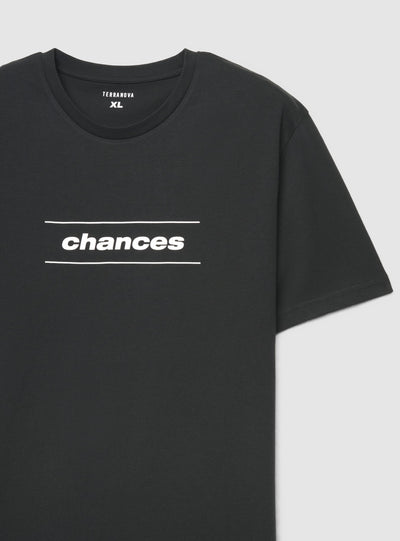 T-shirt con stampa lettering