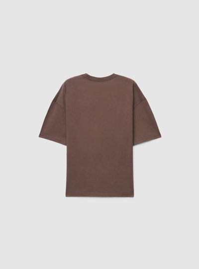 T-shirt boxy a tinta unita