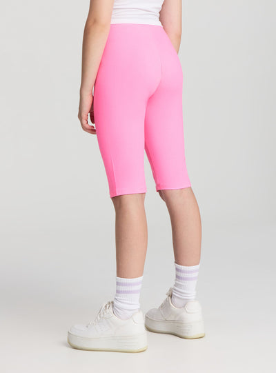 Solid colour cycling leggings