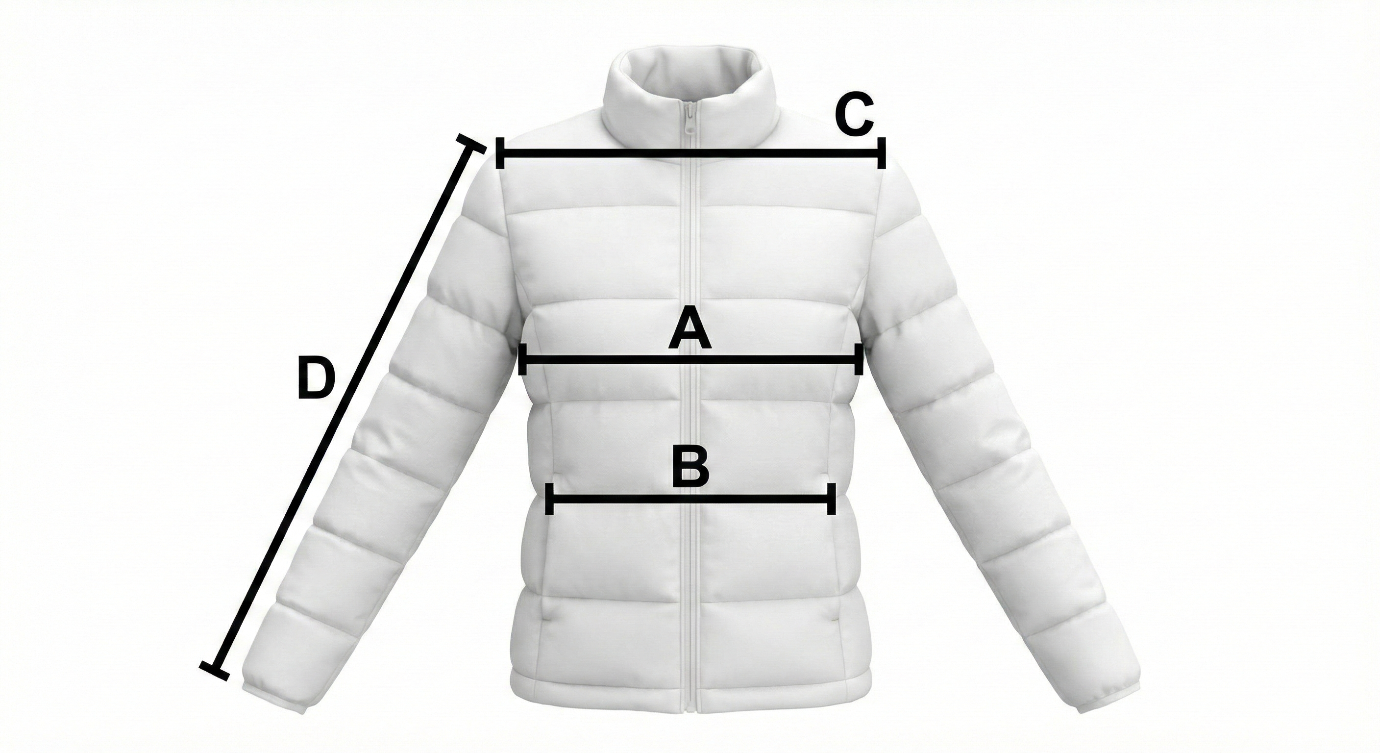 Schema delle misure - Giacca Donna