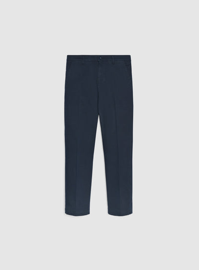 Pantaloni chinos sartoriali con piega