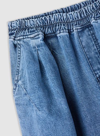 Jeans harem con vita elasticizzata