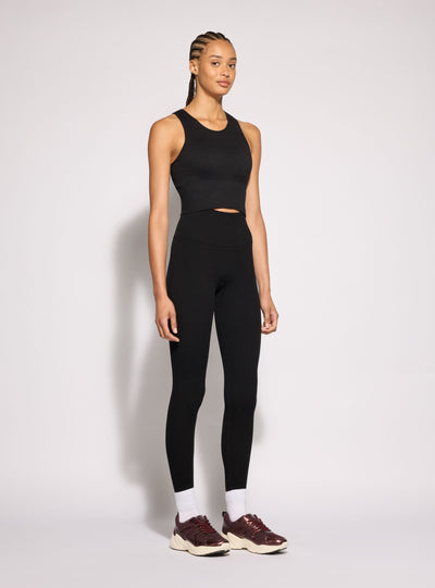 Leggings sportivi lunghi seamless arricciati