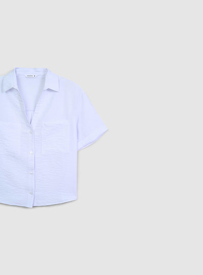 Camicia tessuto leggero con tasche
