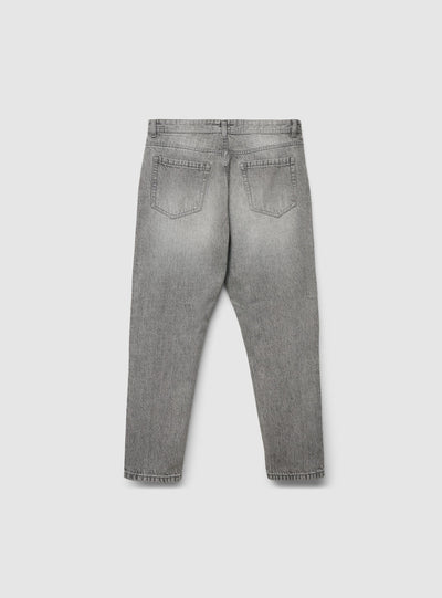 Jeans relaxed a tinta unita