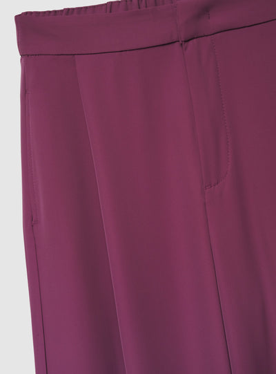 Pantaloni wide leg con pinces
