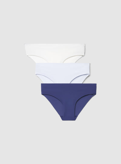 Pack of 3 raw-edge briefs