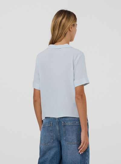 Camicia ampia maniche corte