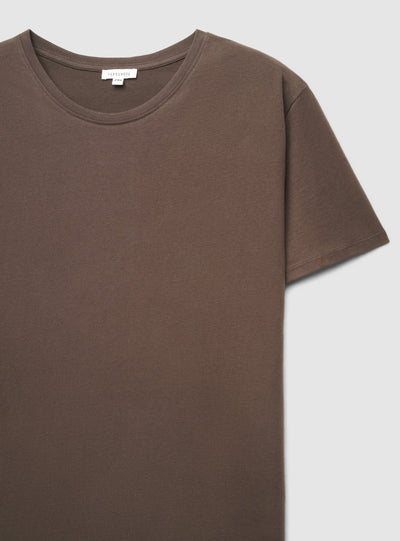 T-shirt maxi a tinta unita