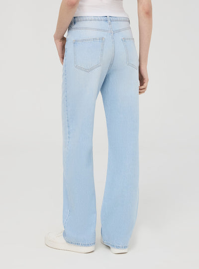 Jeans chiari wide leg