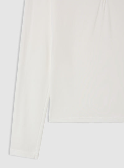 Long-sleeve T-shirt with V-neck