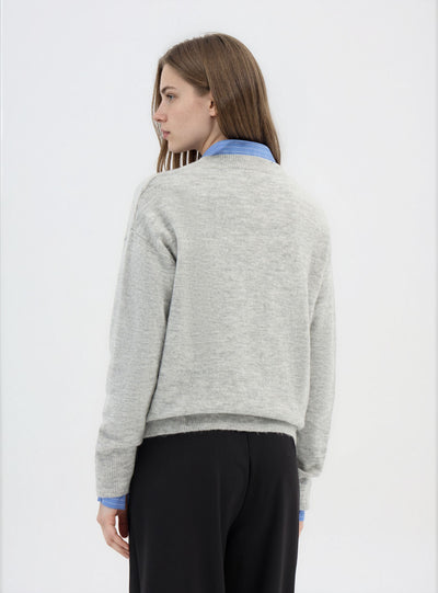 Maglia morbida con scollo a V