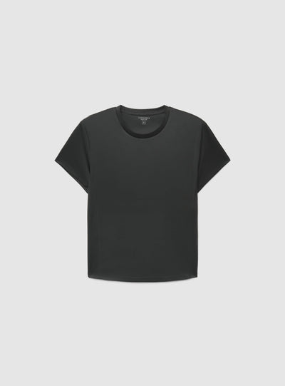 T-shirt sportiva over a tinta unita