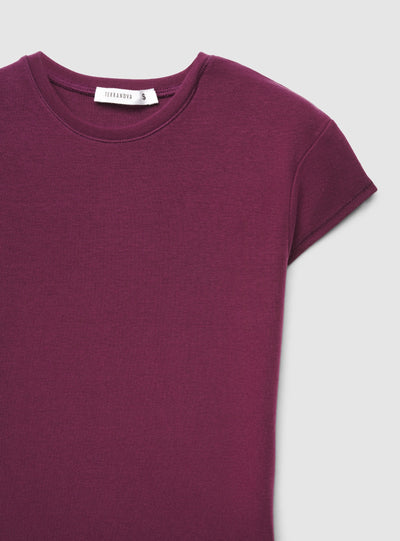 T-shirt aderente a tinta unita