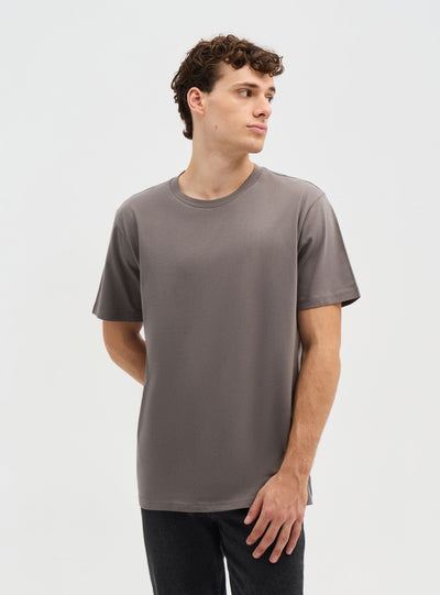 T-shirt comfort fit a tinta unita
