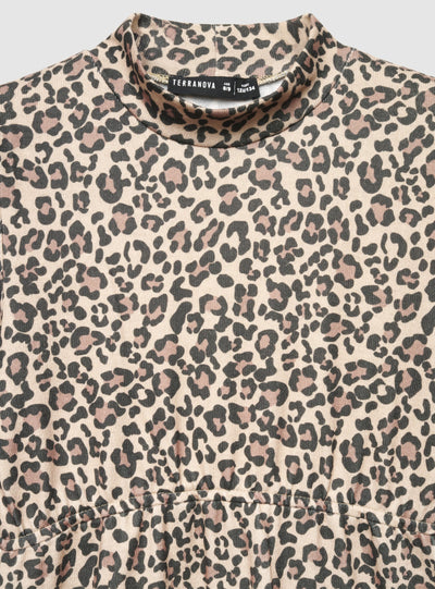 Vestito con stampa animalier