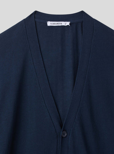 Plain-coloured cardigan