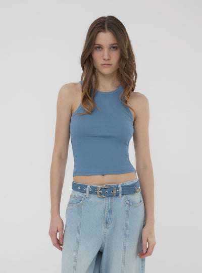 Cintura in denim stile western