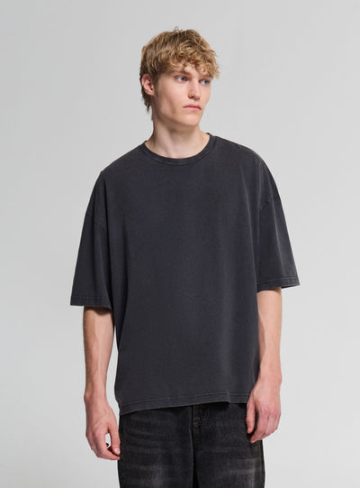 T-shirt boxy a tinta unita