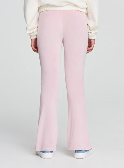 Ribbed flared leggings