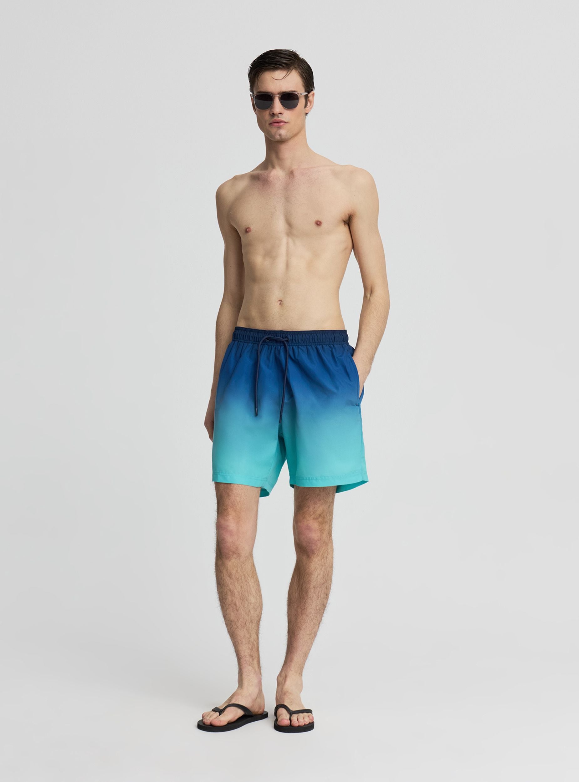 Gradient shaded sea bermuda shorts - Terranova