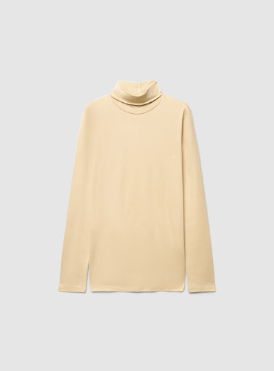 T-shirt a maniche lunghe con collo alto