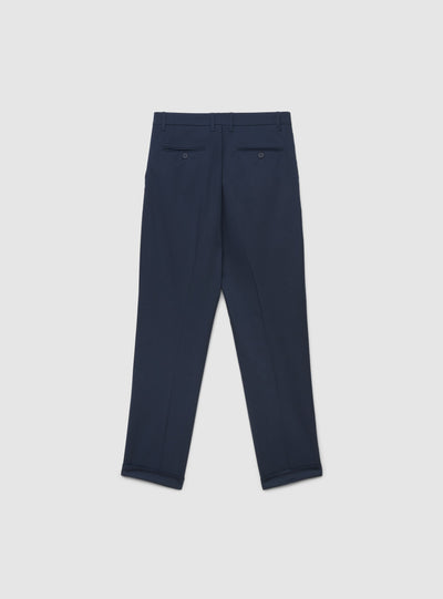 Pantaloni chino regular a tinta unita
