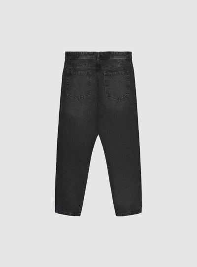 Jeans relaxed a tinta unita