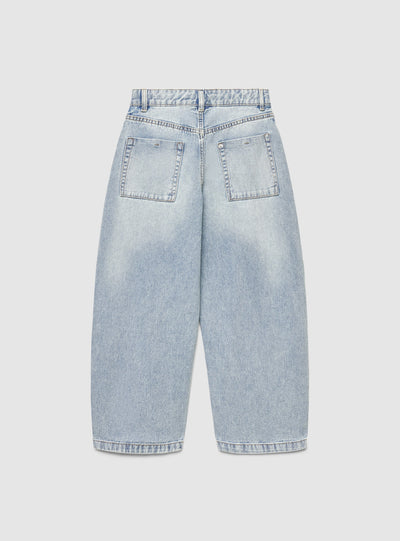 Jeans balloon con strappi