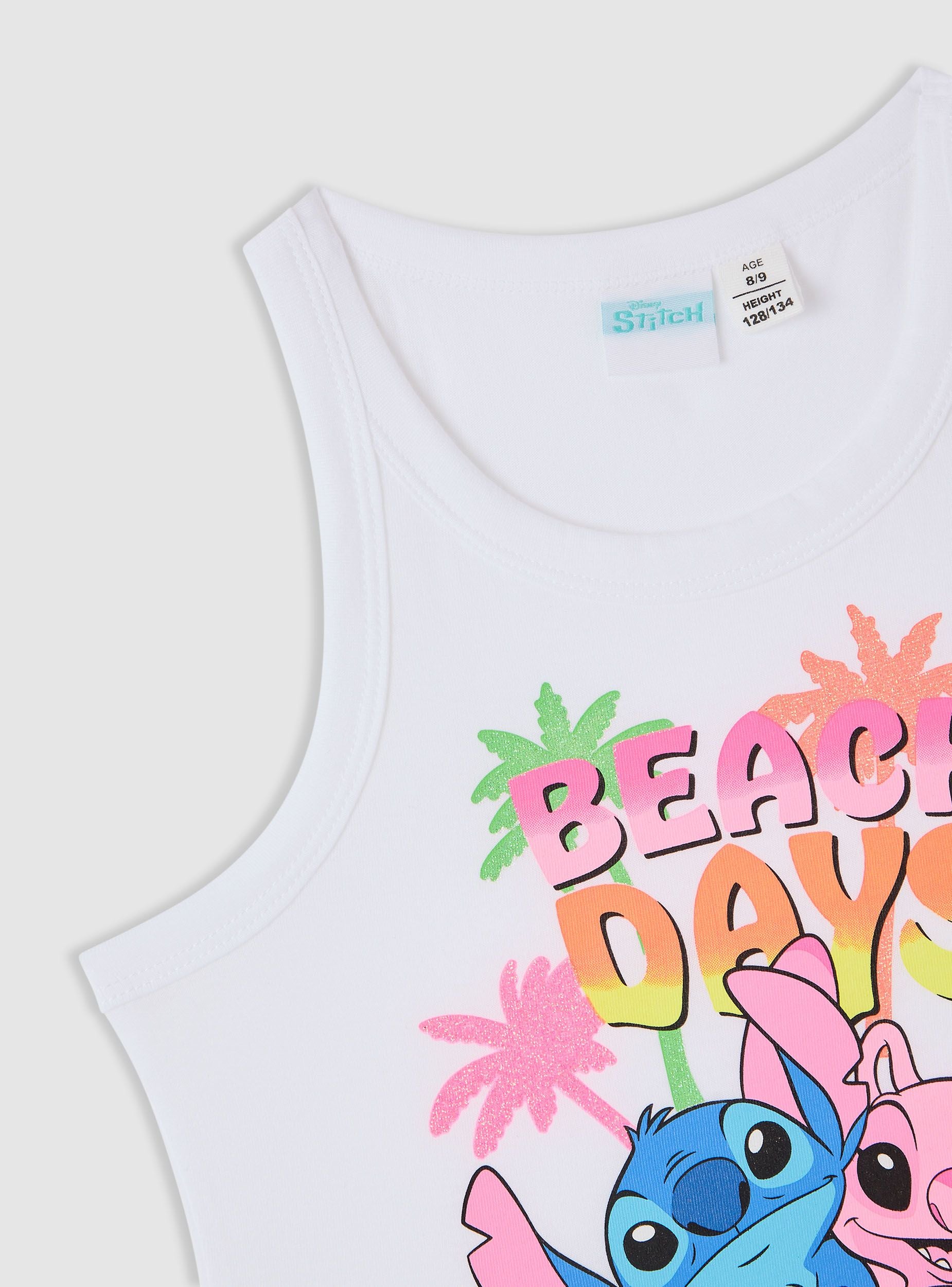 Top crop with Stitch® print - Terranova
