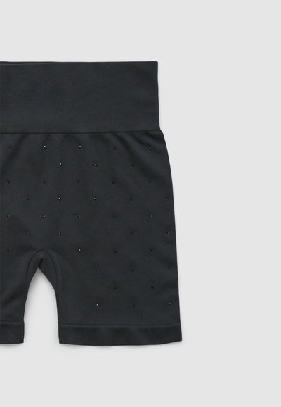 Leggings ciclista con strass