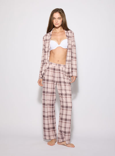 Ensemble pyjama à carreaux