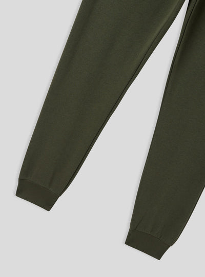 Pantaloni tuta pesanti con coulisse e polsini