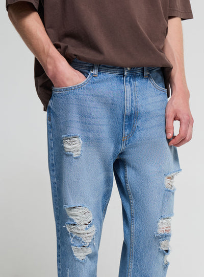 Jeans relaxed con strappi