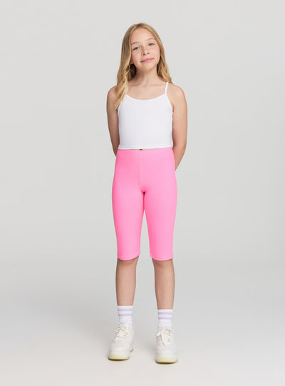 Solid colour cycling leggings