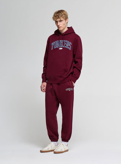 Pantaloni tuta jogger con stampa college