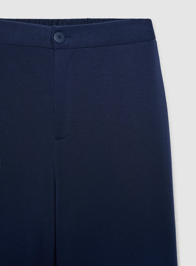 Pantaloni wide leg tinta unita