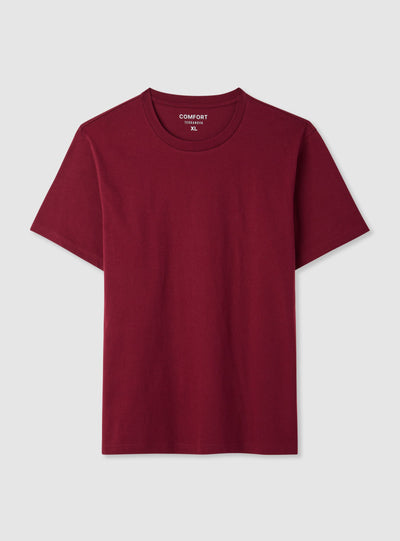 T-shirt comfort fit a tinta unita