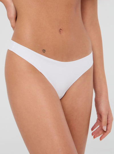 Pack of 3 plain colour thong briefs