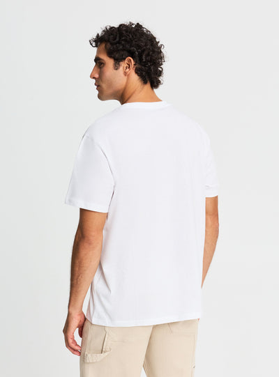 T-shirt comfort con stampa college