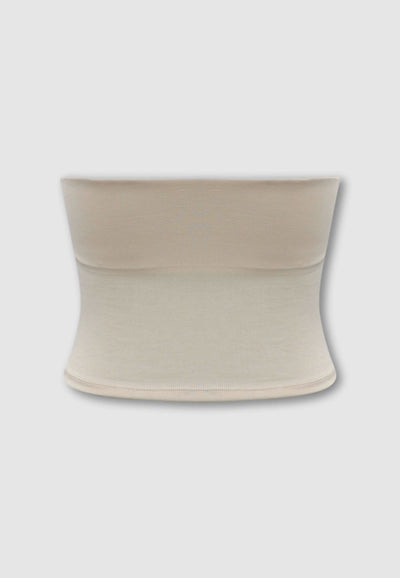 Top crop a fascia con coppe interne