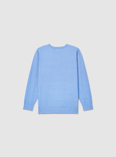 Cardigan con bottoni e scollo tondo