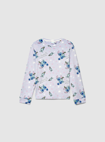 Two-piece pajama set with Stitch® print